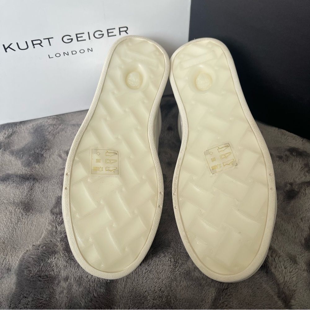 NEW Kurt Geiger London Brixton Lane Evil Eye Rainbow Low Top Leather Sneaker 7.5 - Picture 5 of 12